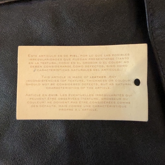 NWOT! Mango (MNG Suit) Genuine Leather Black Agra Booty Shorts Size 2 - Picture 11 of 13